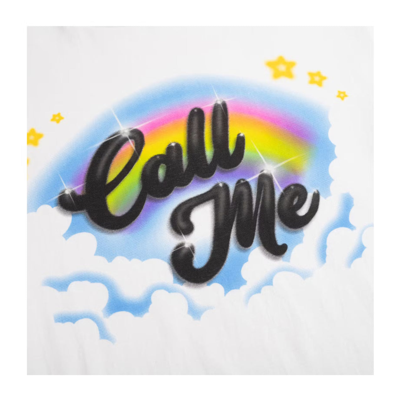 Call Me 917 Airbrush Tee White
