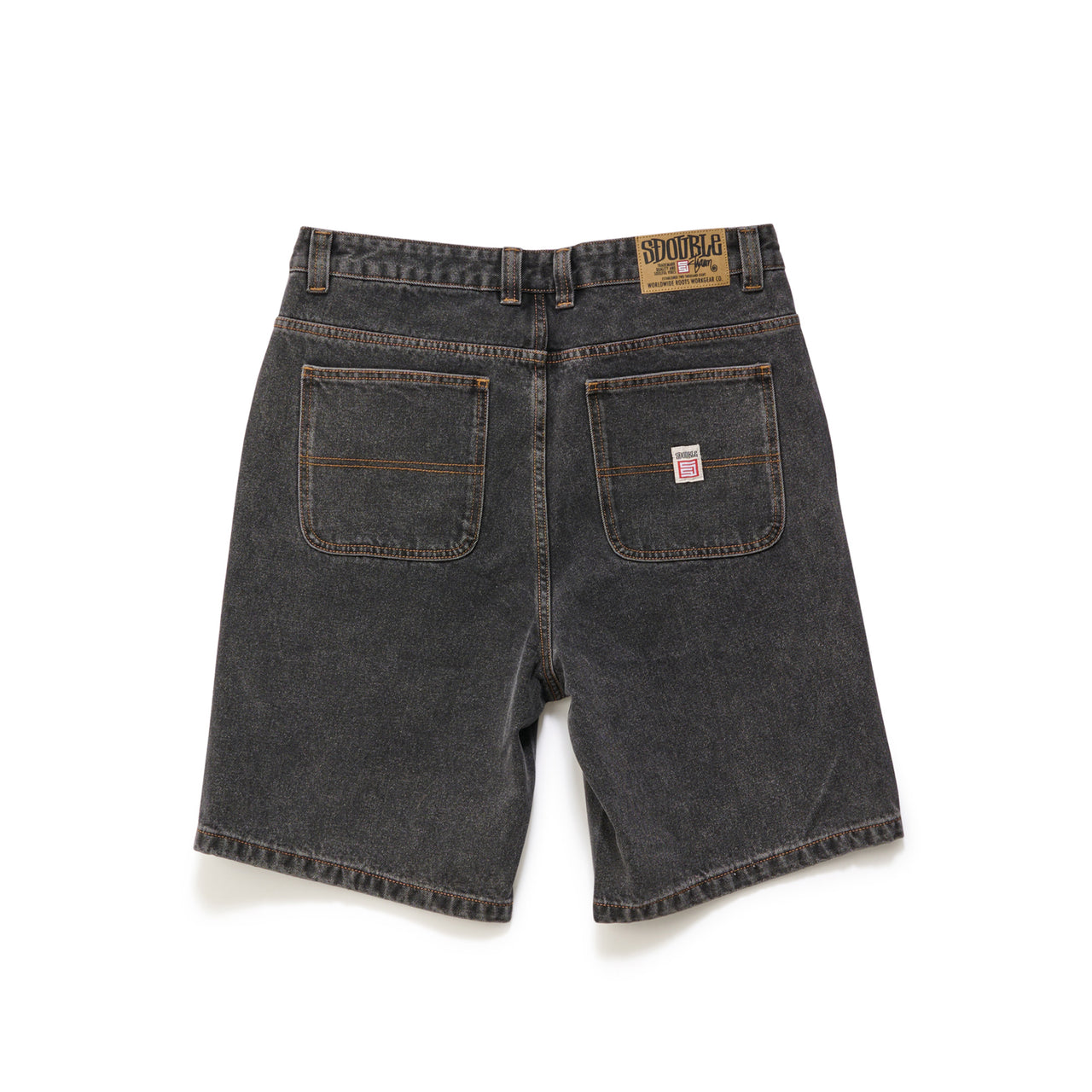 S/DOUBLE Denim Standard Short One Faded Black