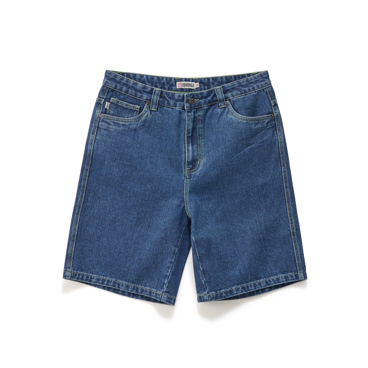 S/DOUBLE Denim Standard Short One Wash Blue
